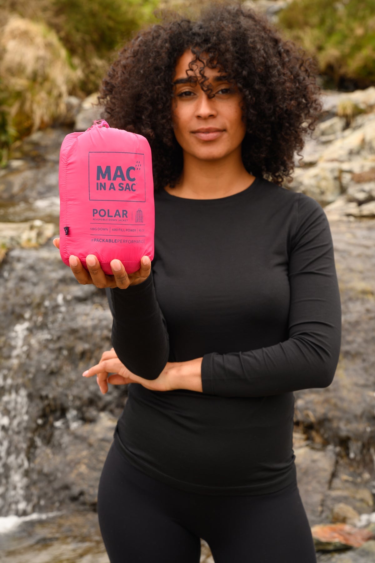 POLAR - ΓΥΝΑΙΚΕΙΟ ΠΟΥΠΟΥΛΕΝΙΟ ΜΠΟΥΦΑΝ - ΡΟΖ / ΣΚΟΥΡΟ ΜΠΛΕ