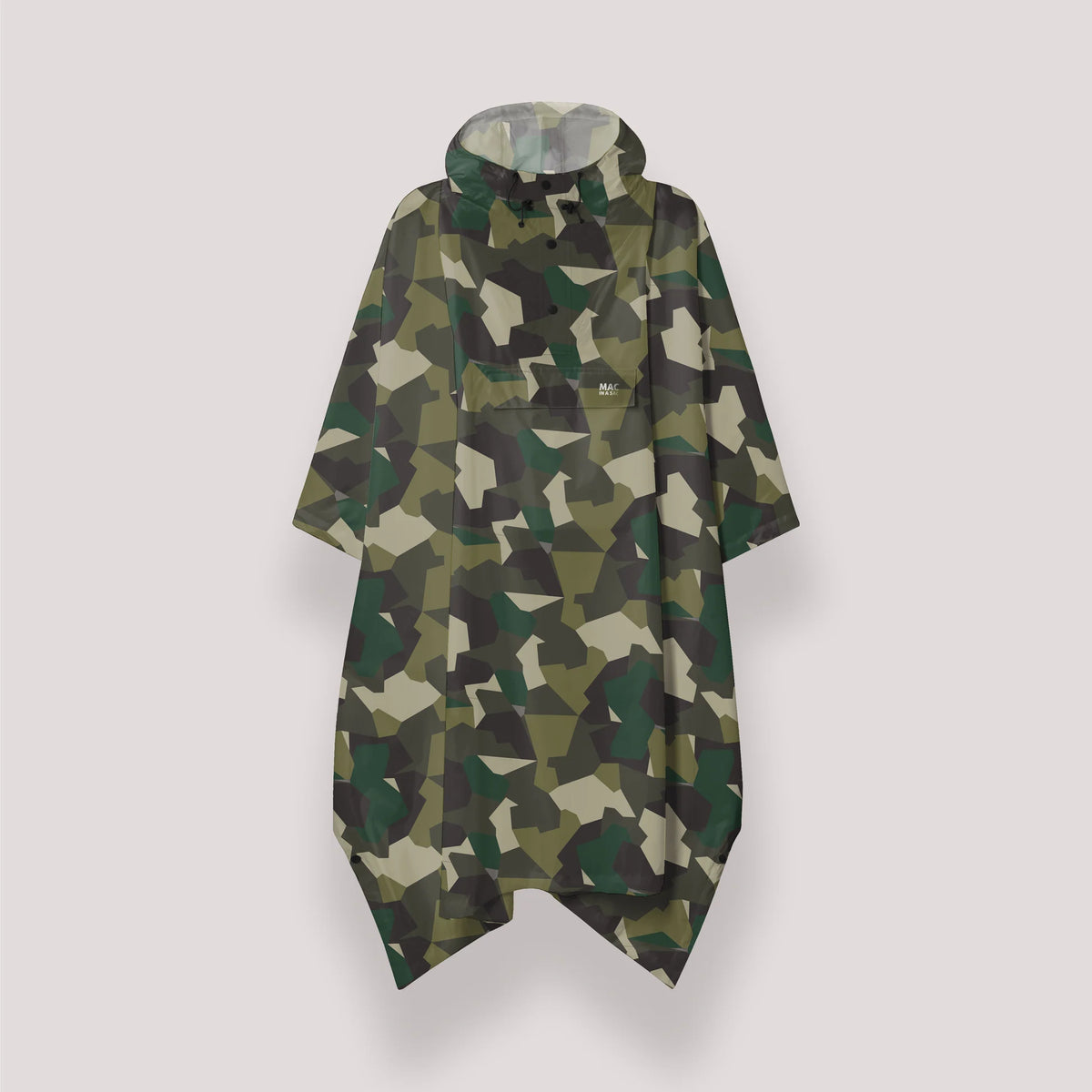 PONCHO - ΑΔΙΑΒΡΟΧΟ - ΠΡΑΣΙΝΟ CAMO