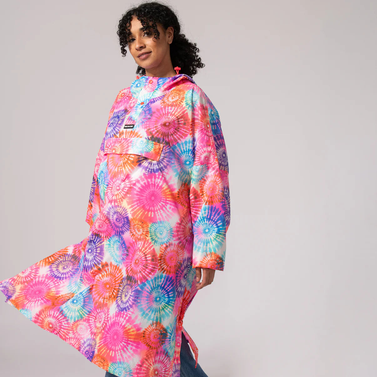 PONCHO - ΑΔΙΑΒΡΟΧΟ - TIE DYE