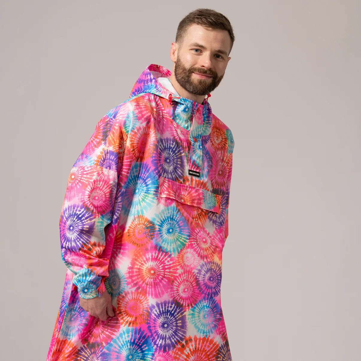 PONCHO - ΑΔΙΑΒΡΟΧΟ - TIE DYE