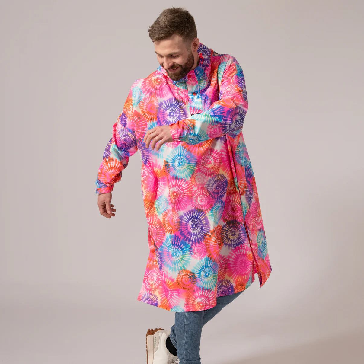 PONCHO - ΑΔΙΑΒΡΟΧΟ - TIE DYE